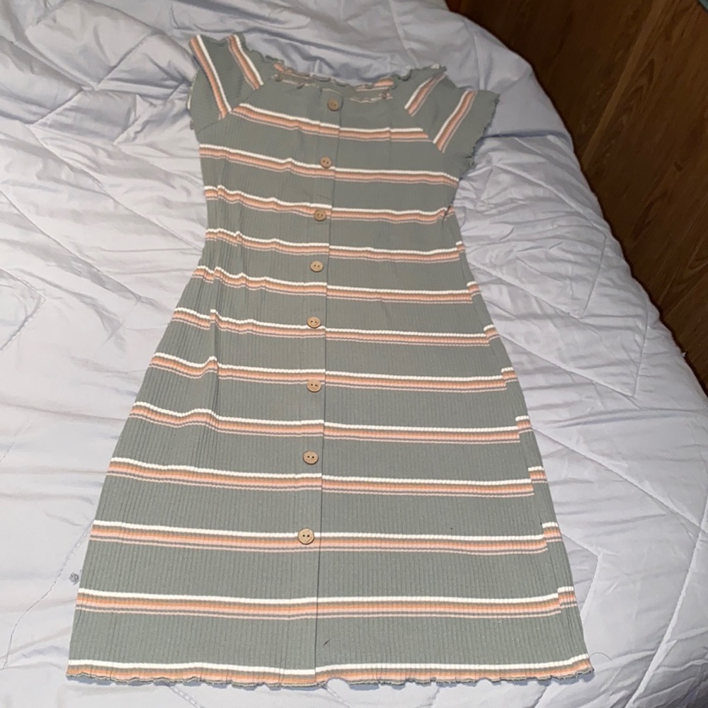 Off the shoulder midi dress